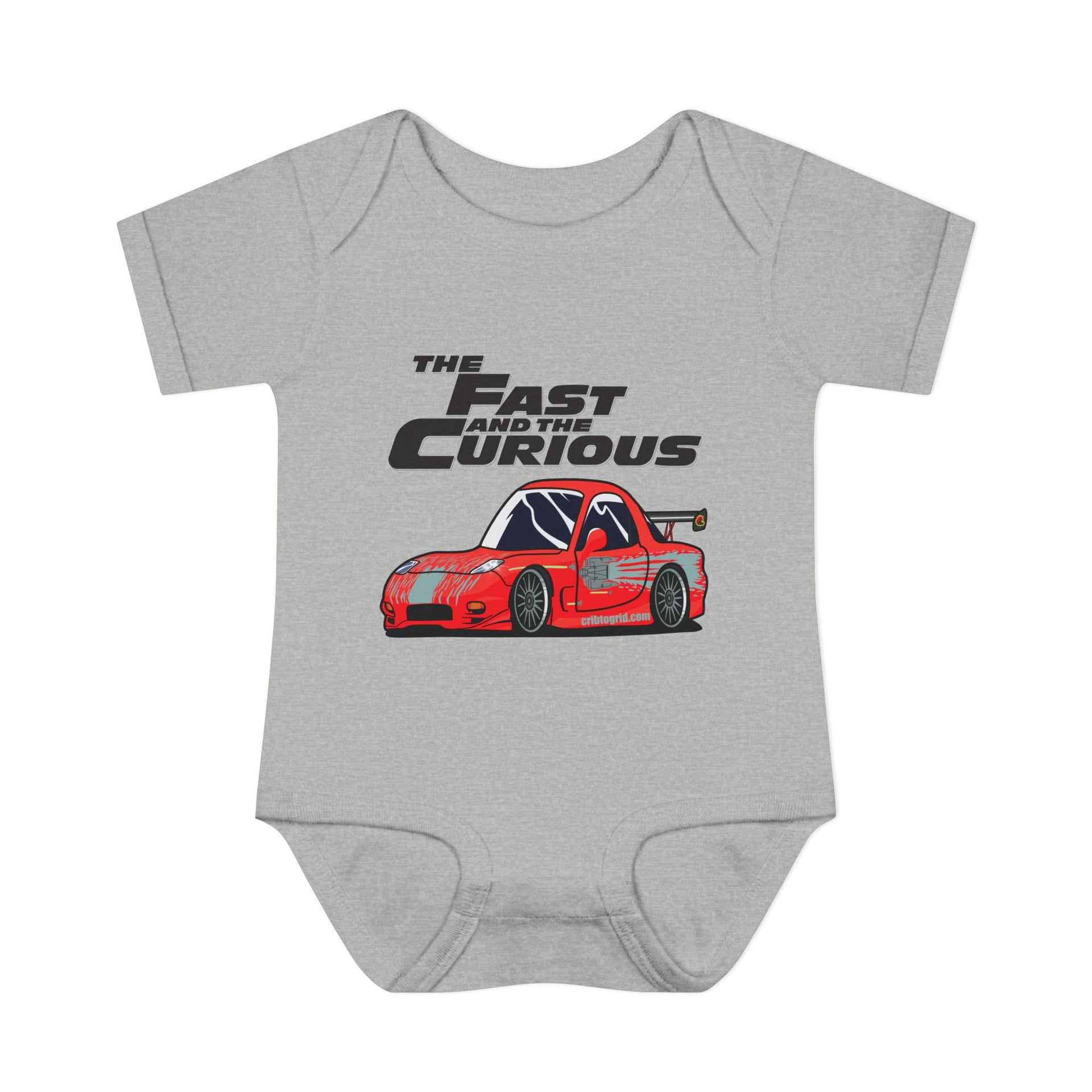 "The Fast and  the Curious" - FD RX7 Infant Bodysuit