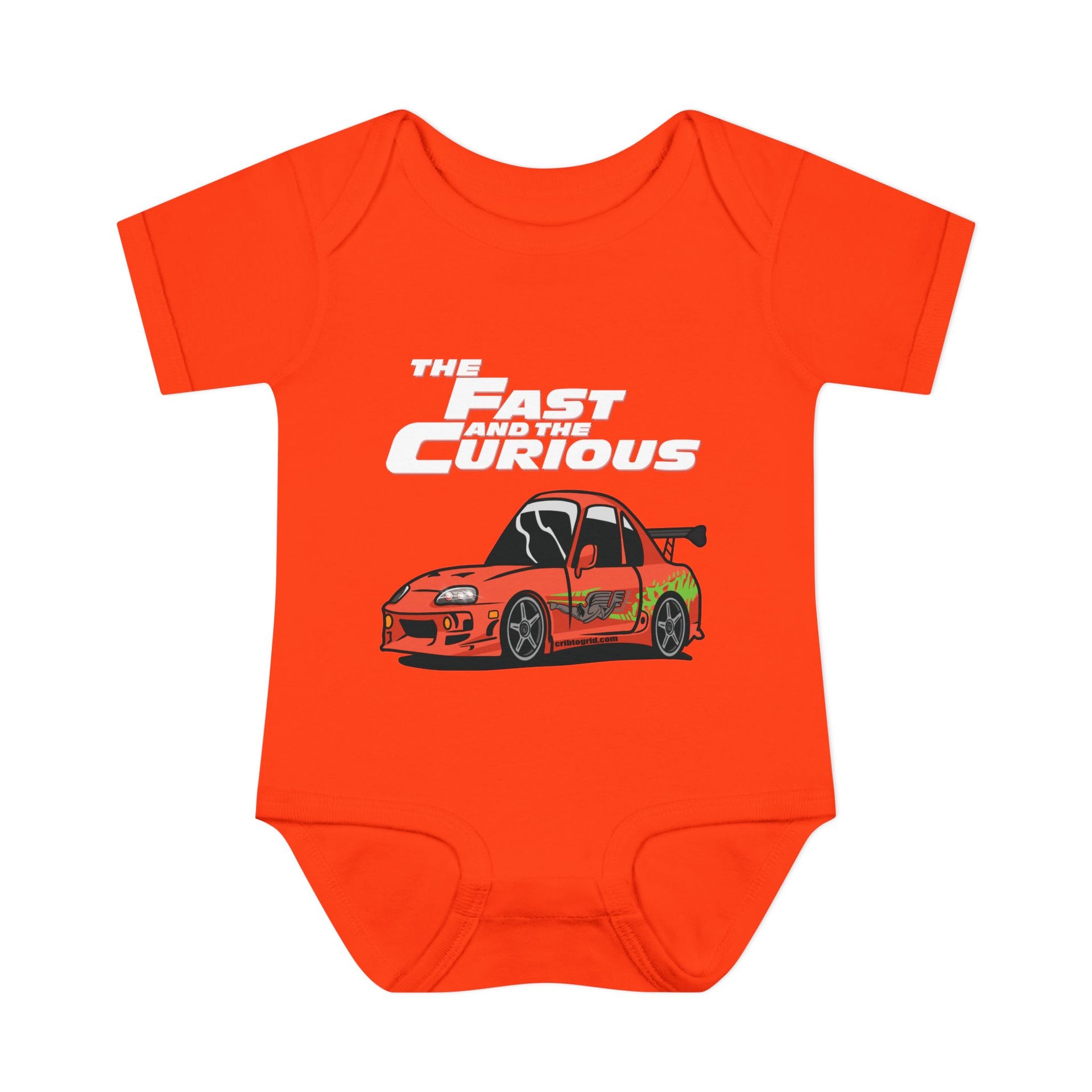 "The Fast and the Curious" - MKIV Supra Infant Bodysuit