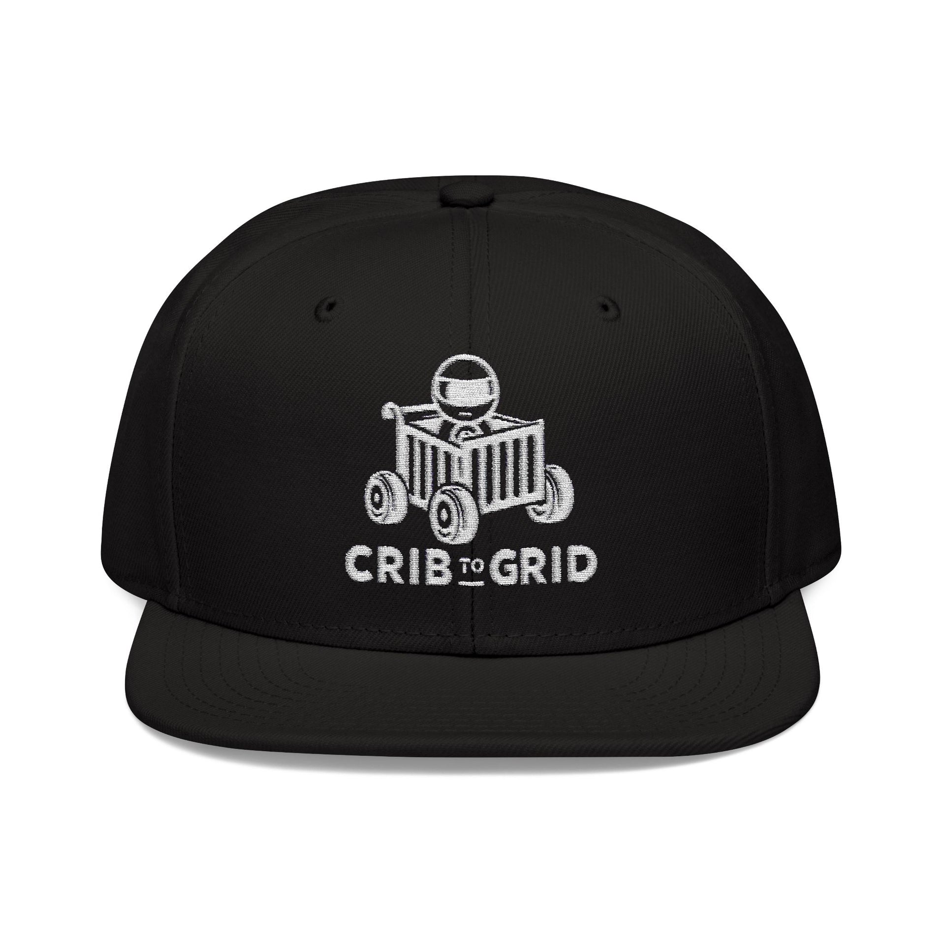 CribToGrid Embroidered Snapback Hat