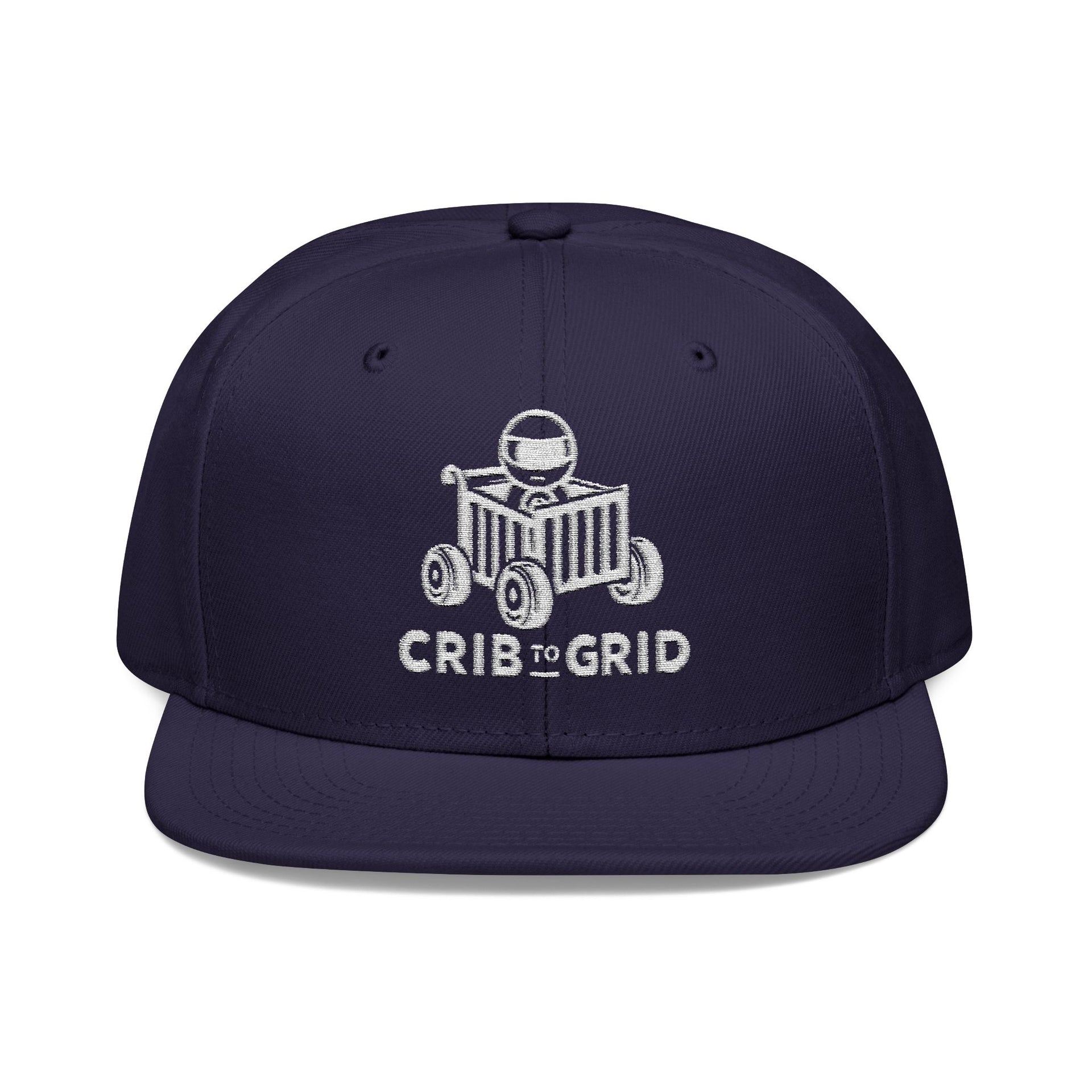 CribToGrid Embroidered Snapback Hat
