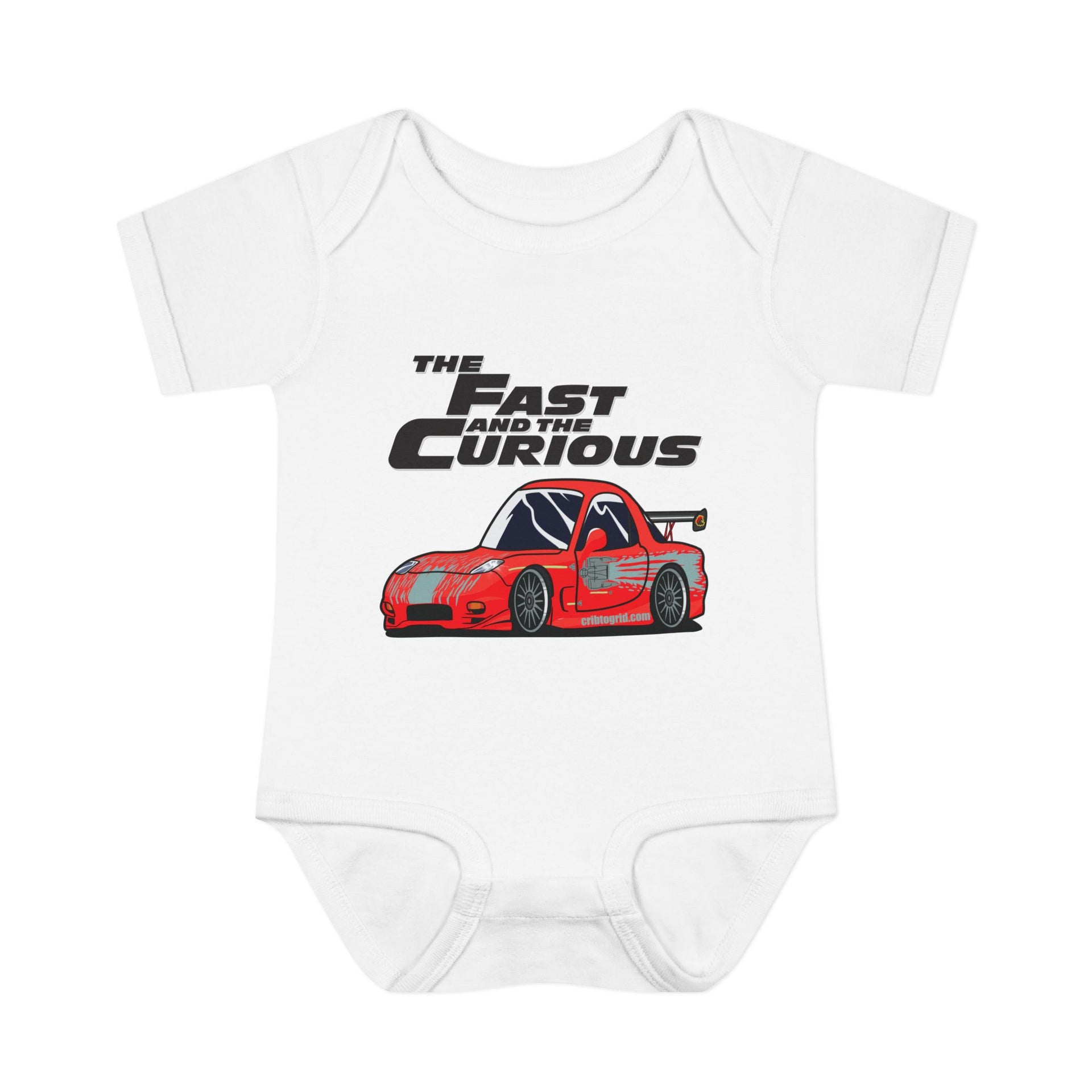 "The Fast and  the Curious" - FD RX7 Infant Bodysuit